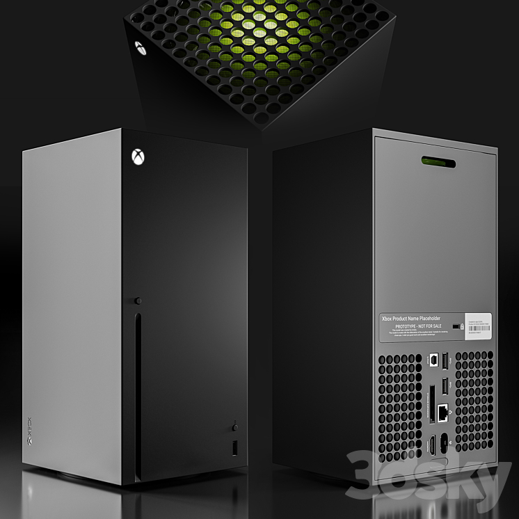 Xbox Series X 3D Model
