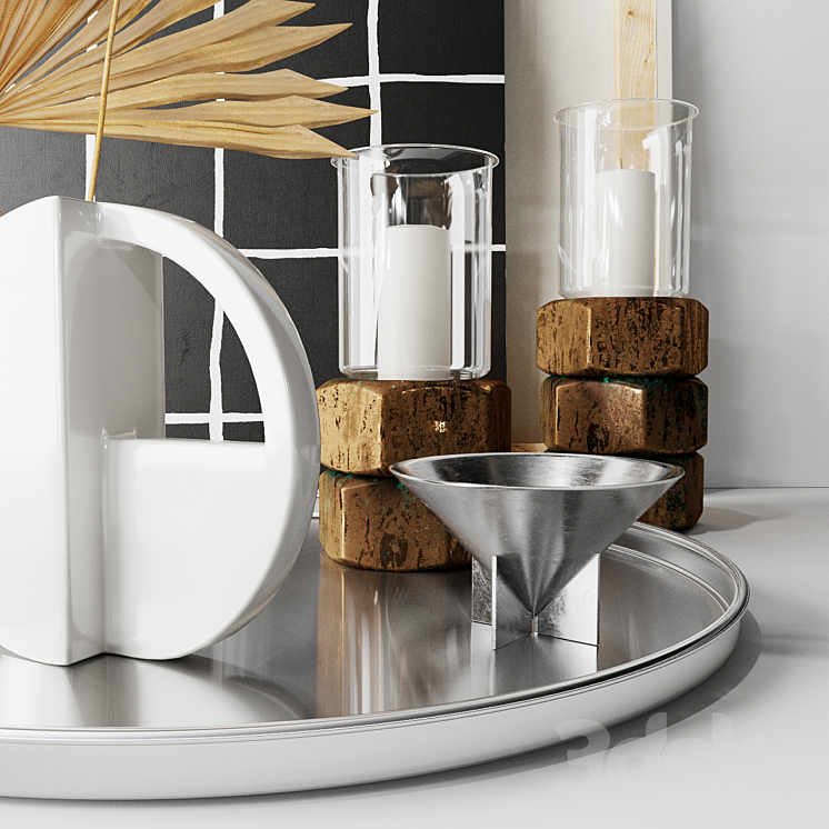 Artvis Decorative Set 02 3D Model