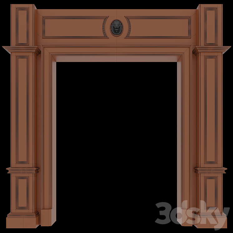 Door portal Clive Christian 3D Model