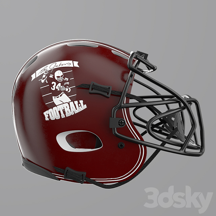Xenith football helmet Sports 3D model
