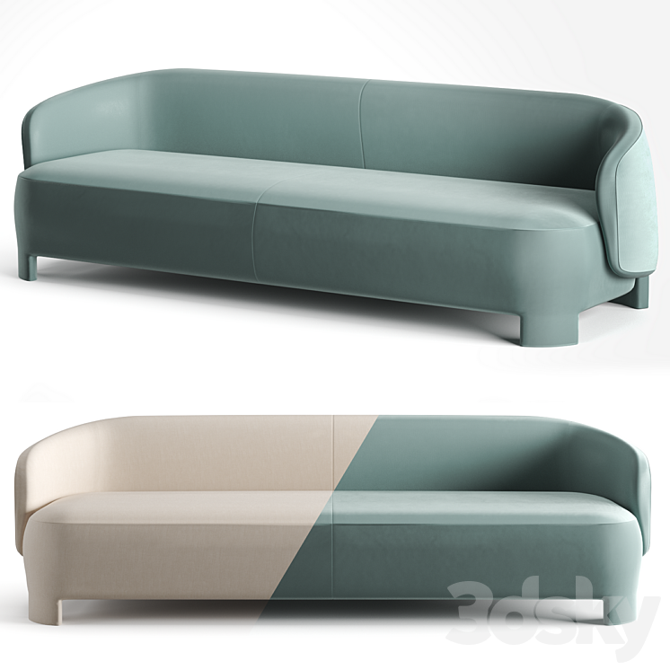 Taru sofa ligne roset 3DS Max - thumbnail 1