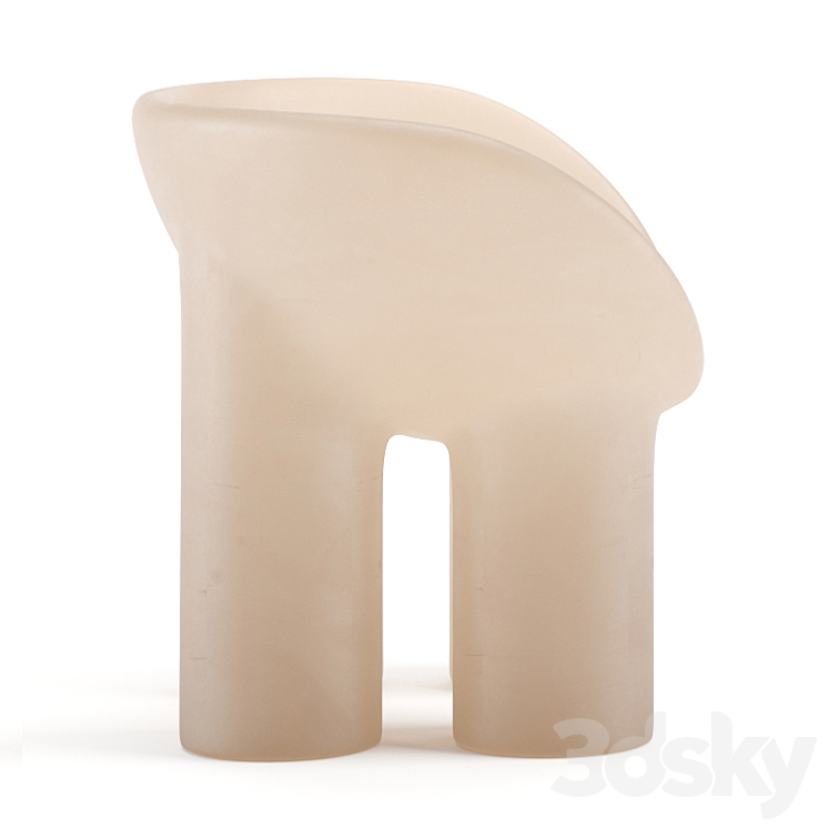 Roly Poly Chair By Driade 3DS Max - thumbnail 2
