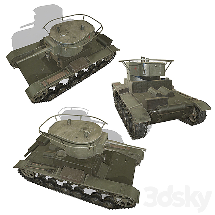 Tank 3D Model