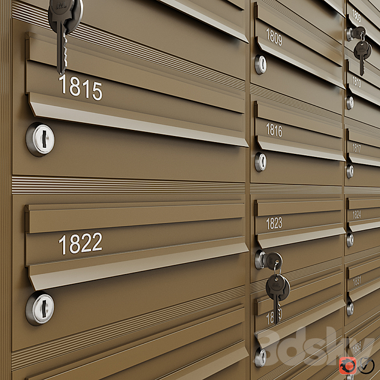 Mailbox_010 3D Model