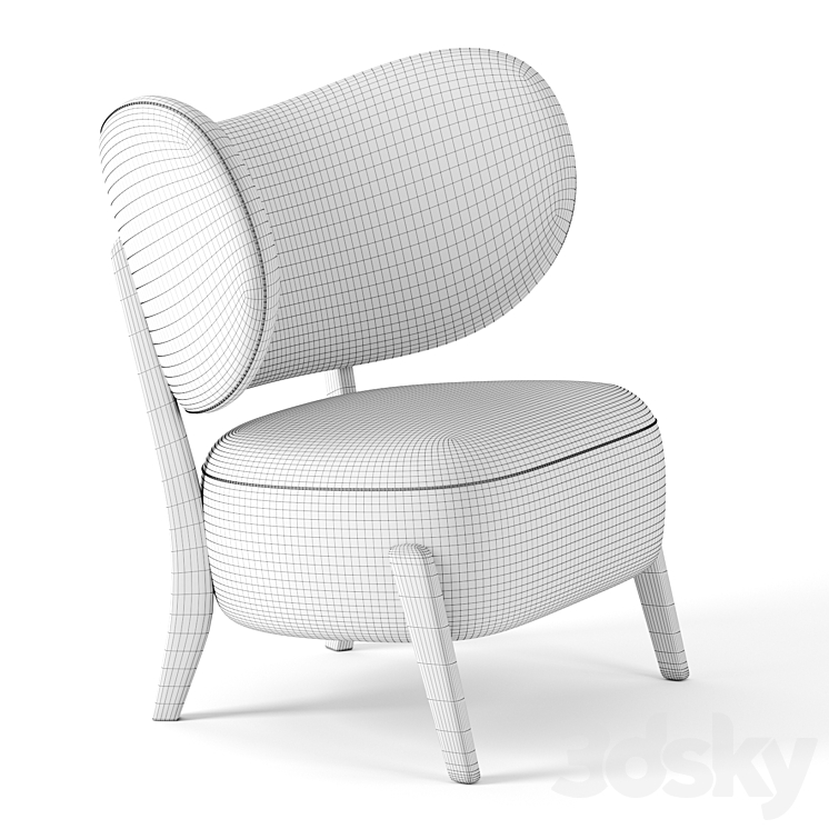 Tmbo Chair by Mazo 3D Model