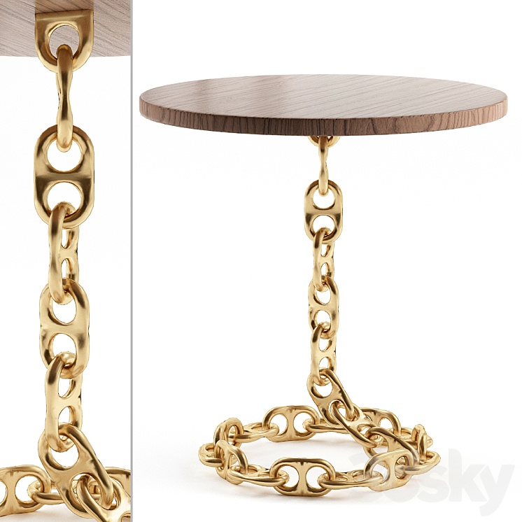 Chain table Table 3D model