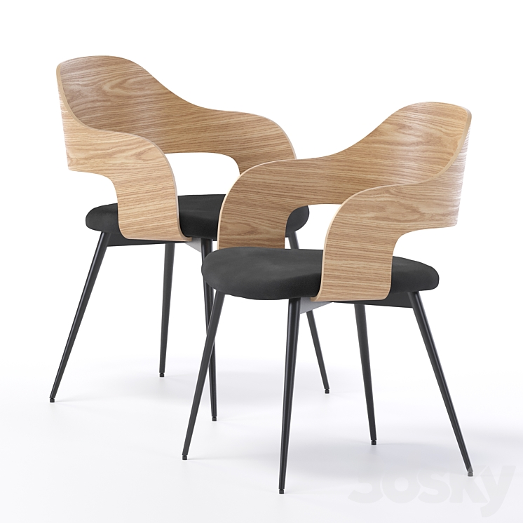 Jysk Hvidovre Chair Chair 3D model
