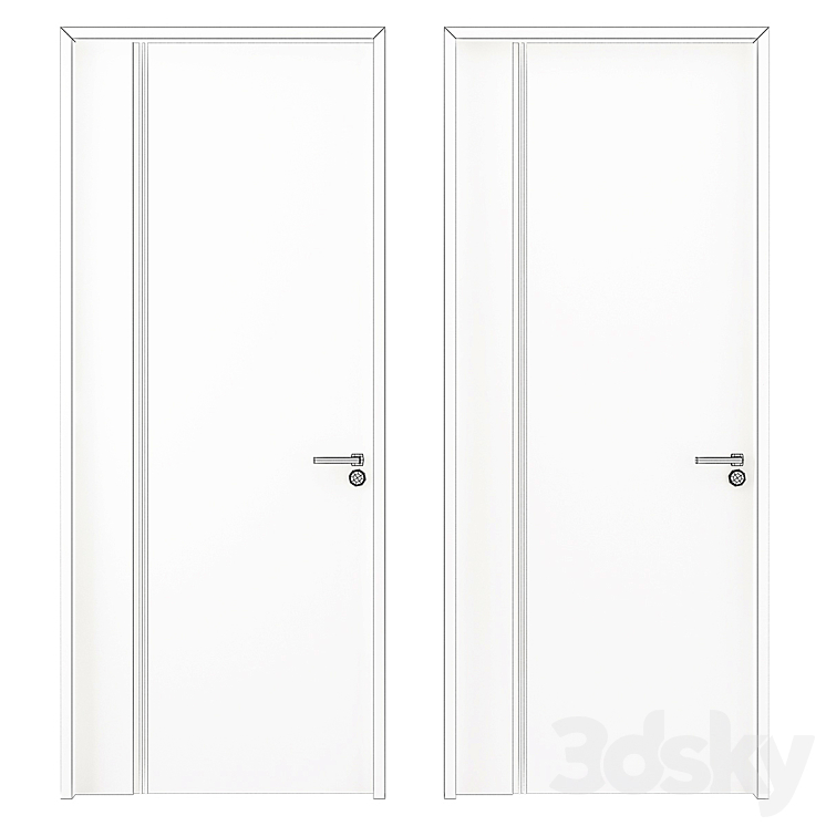 Interior Doors Premium Pro No. 104 3D Model