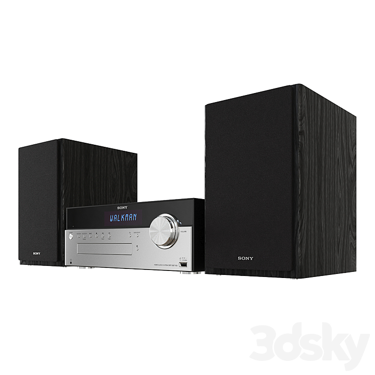 Sony Audio Cmt-Sbt100 3D Model