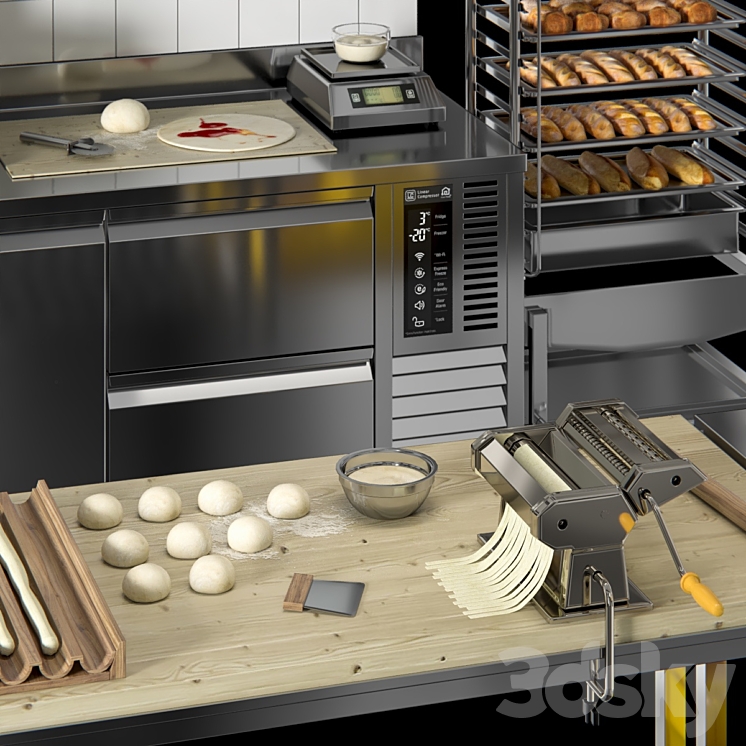 Bakery Equipment 3D Model
