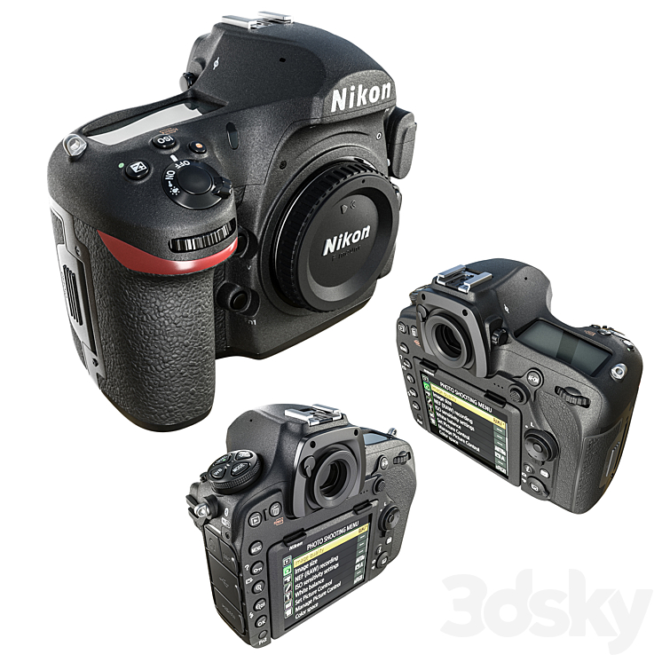 Nikon D850 Camera 3DS Max - thumbnail 1
