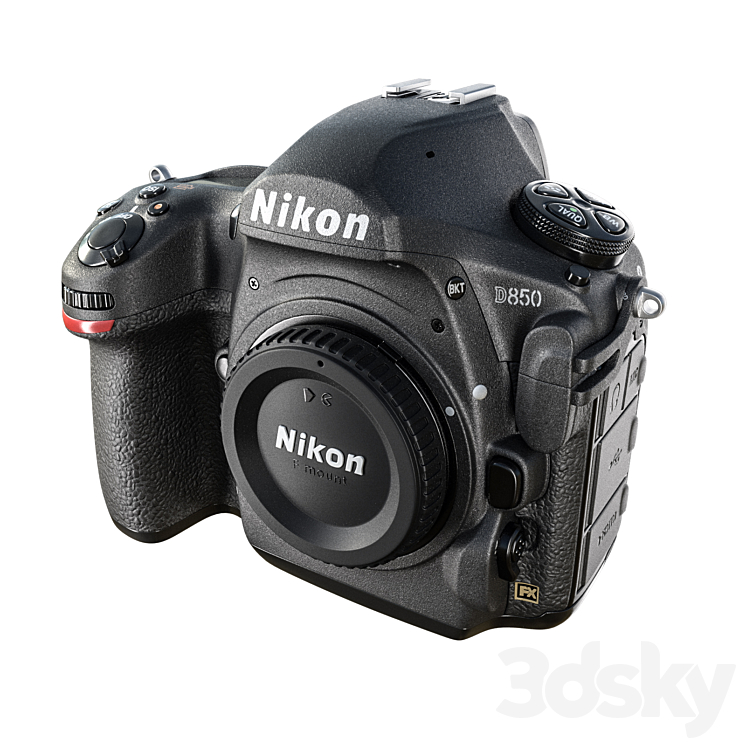 Nikon D850 Camera 3DS Max - thumbnail 2