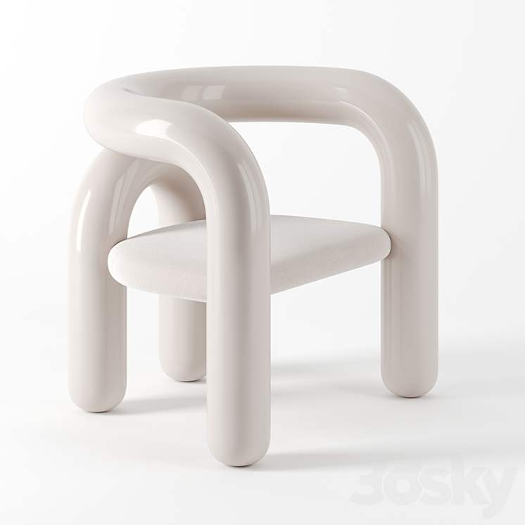 Neotenic chair by jumbo 3DS Max - thumbnail 1