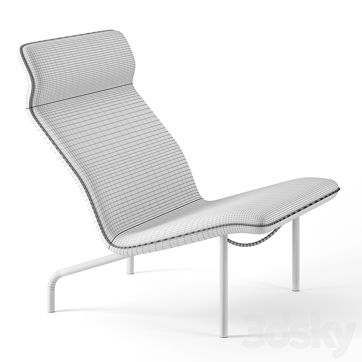 Lucio Lounge Chair by Established and Sons 3DS Max - thumbnail 2