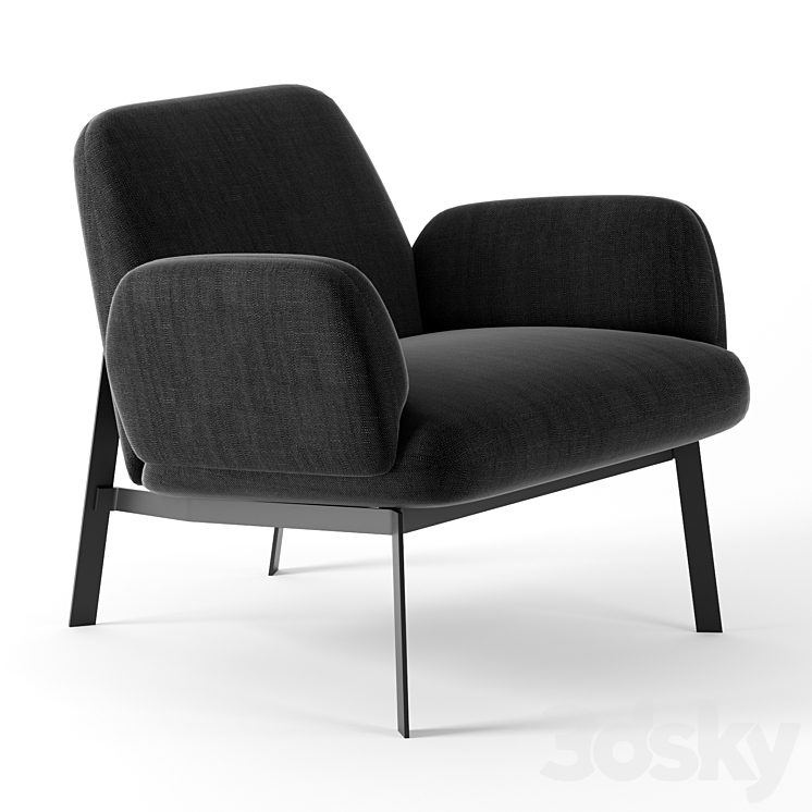 Easy chair by Established and Sons 3DS Max - thumbnail 1