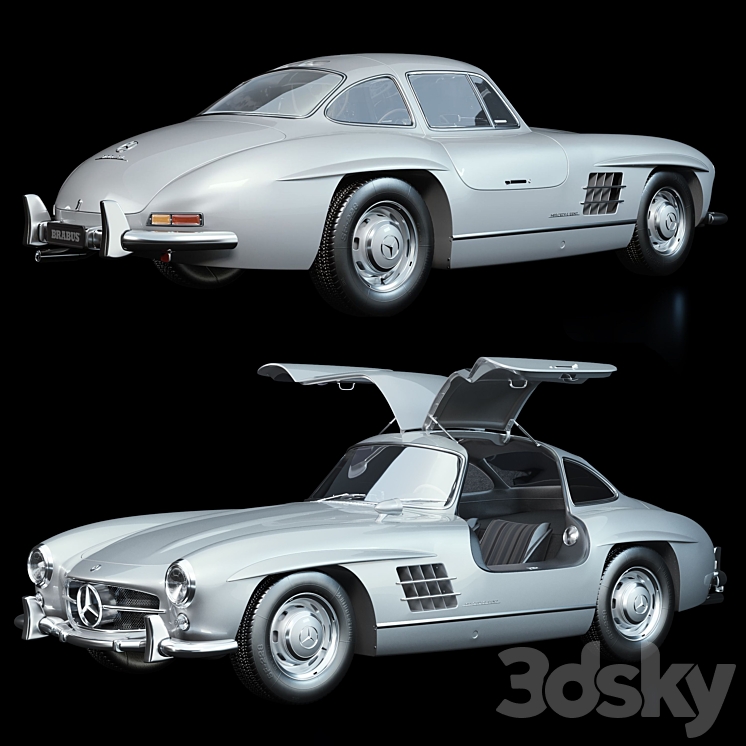 Mercedes-Benz 300 SL Coupe 3D Model