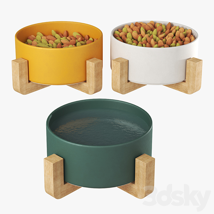 Bowl on stand 3D Model