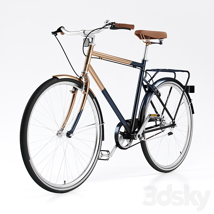 Men’s  Vintage Bike \/ Bike Vintage Roadster 3DS Max - thumbnail 2