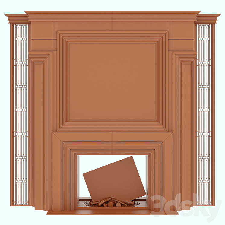 Fireplace 3D Model