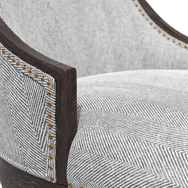 JANIS ACCENT CHAIR by Uttermost Chair 3D model