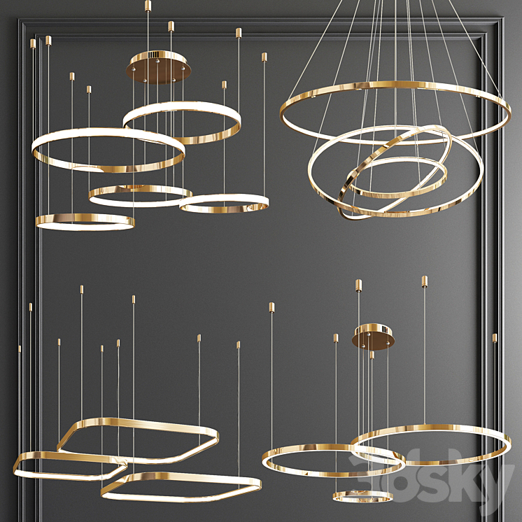 Four Exclusive Chandelier Collection_63 3DS Max - thumbnail 1