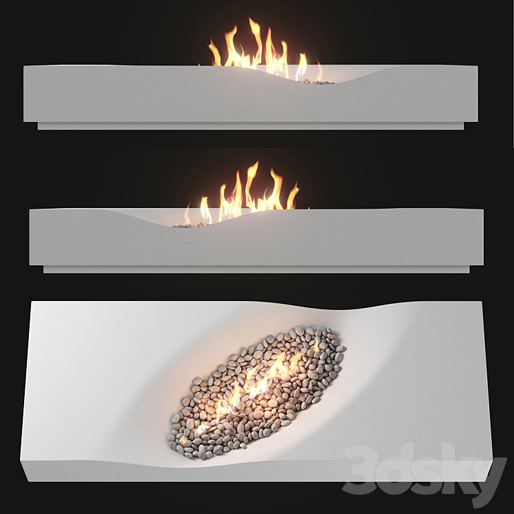 Fireplace 01 3DS Max - thumbnail 2