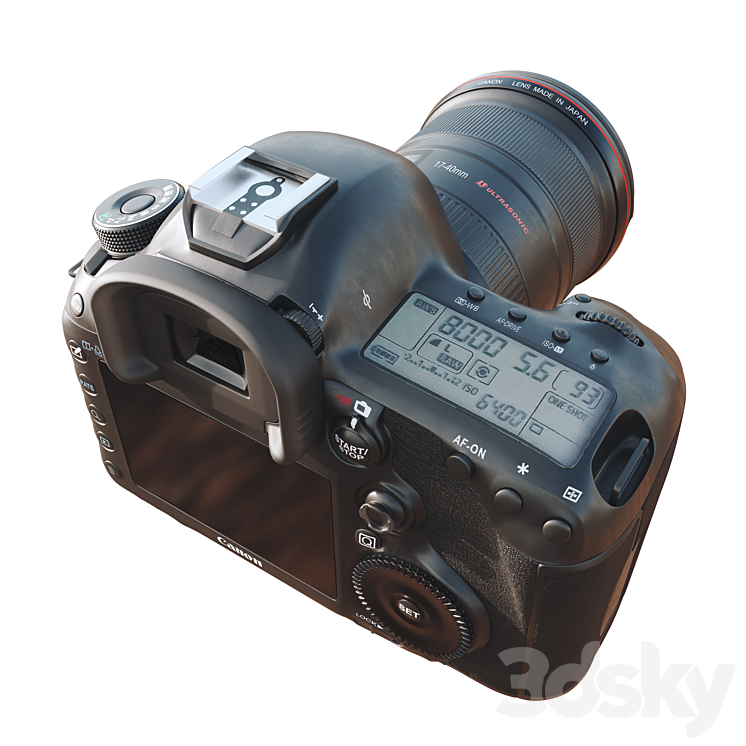 Canon EOS 5D Mark III Camera 3DS Max - thumbnail 2
