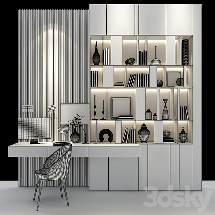 Furniture composition_0158 3D Model