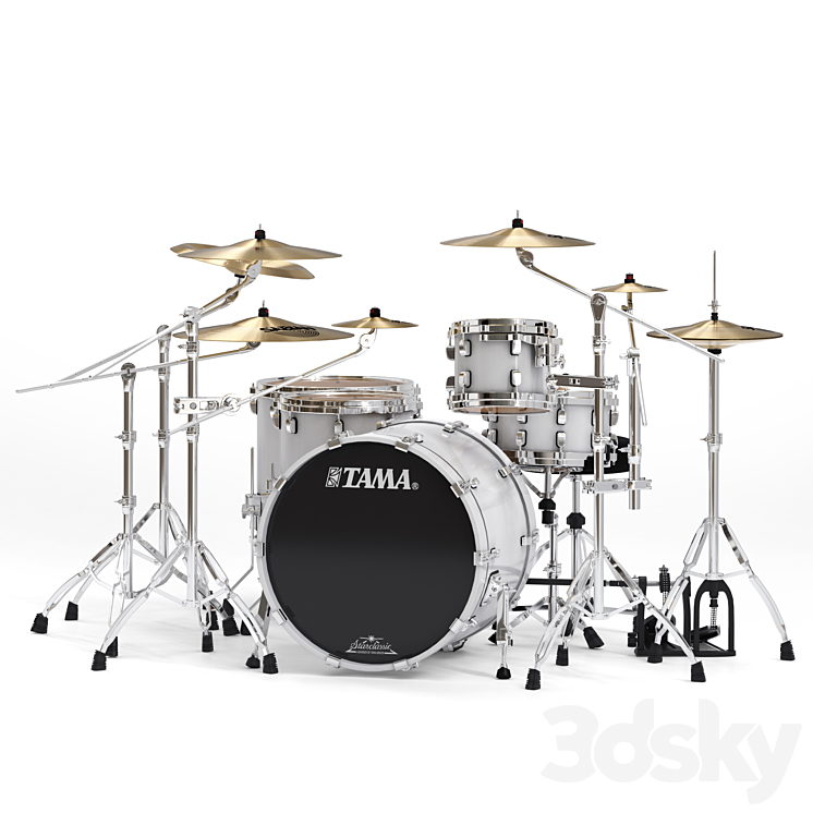 Tama Performer Drum Kit 3D Model