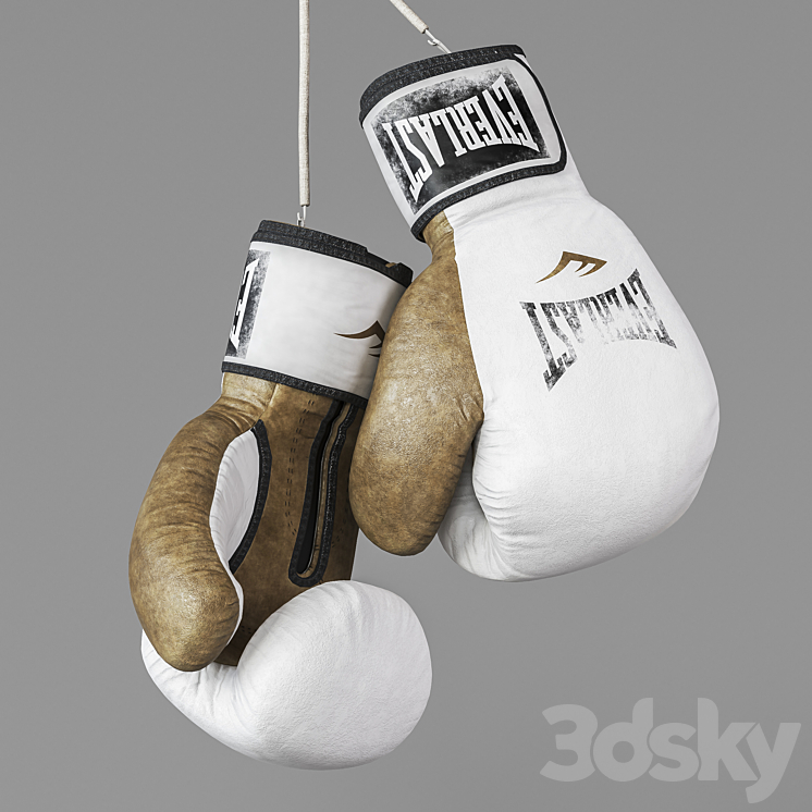 Sports boxing set 3D Model