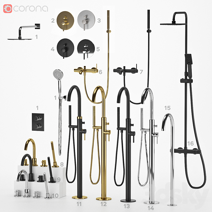 Omnires Y Set2 3D Model