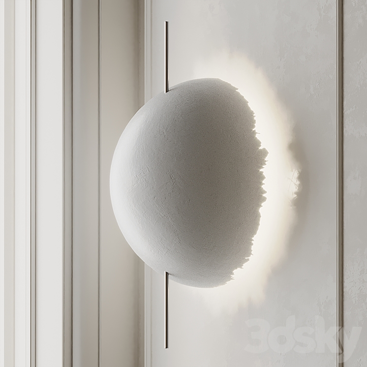 PostKrisi W 21 wall Light from Catellani and Smith 3DS Max - thumbnail 1