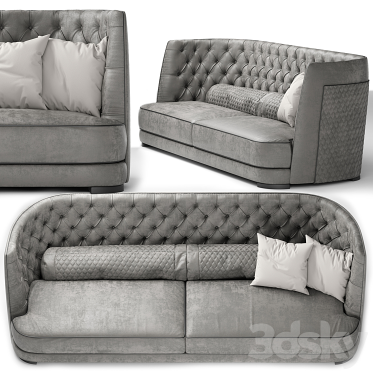 sofa Greppi (Vittoria Frigerio) 3D Model Free
