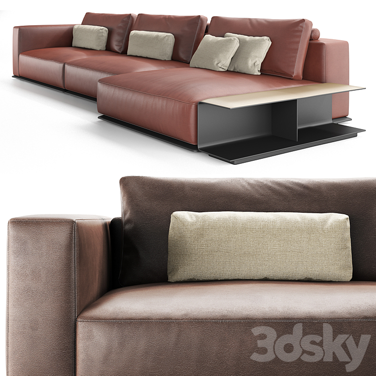 Sofa Poliform Westside 3DS Max - thumbnail 2