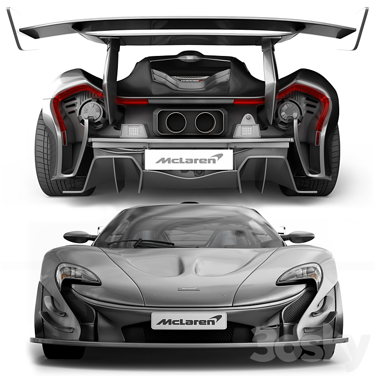 McLaren_P1 3D Model Free