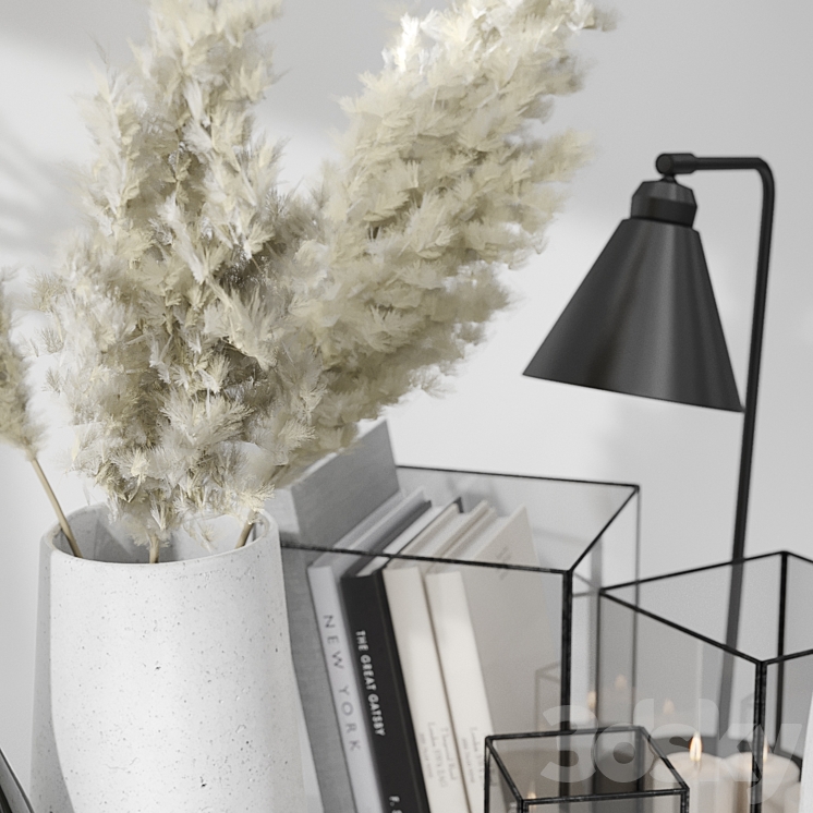 Decorative Set 08 3D Model