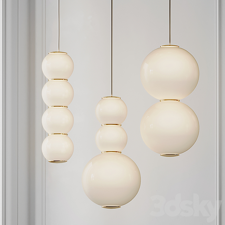 PEARLS Pendant Light from Formagenda 3DS Max - thumbnail 1