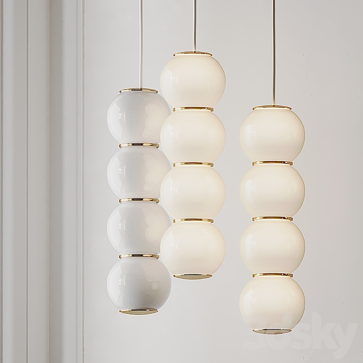 PEARLS Pendant Light from Formagenda 3DS Max - thumbnail 2