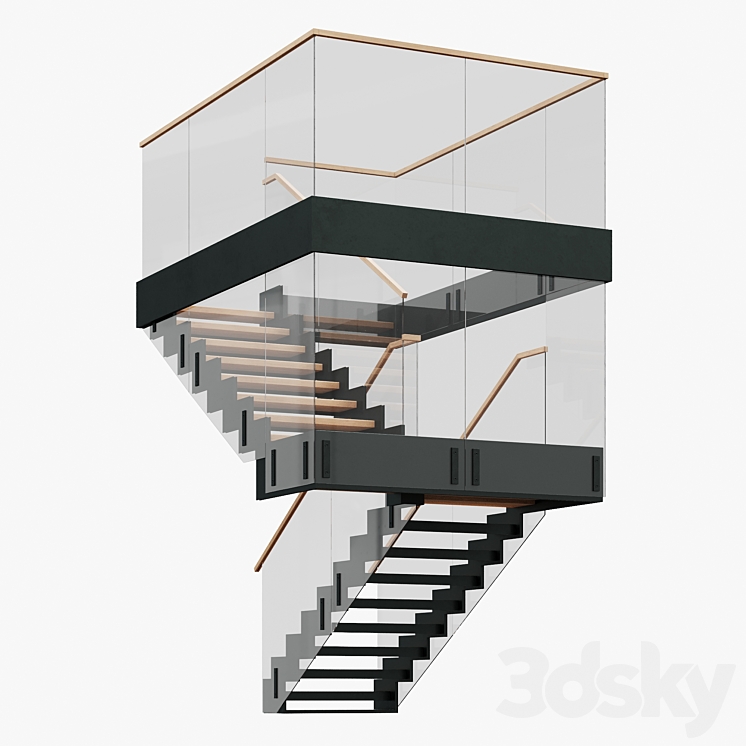 Stairs 3D Model