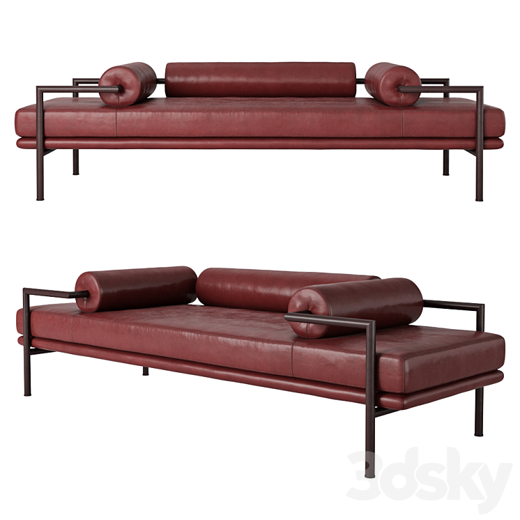 Luteca dorcia daybed 3DS Max Model - thumbnail 1