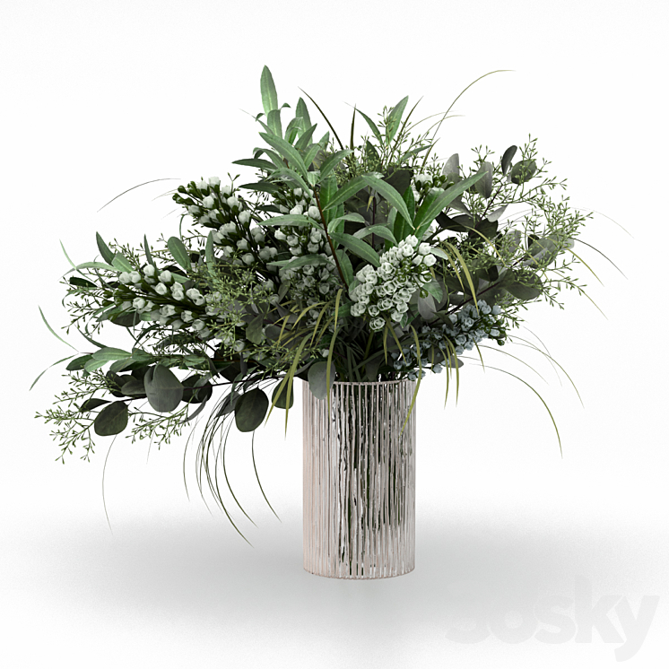 Bouquet in a vase. 3DS Max - thumbnail 1