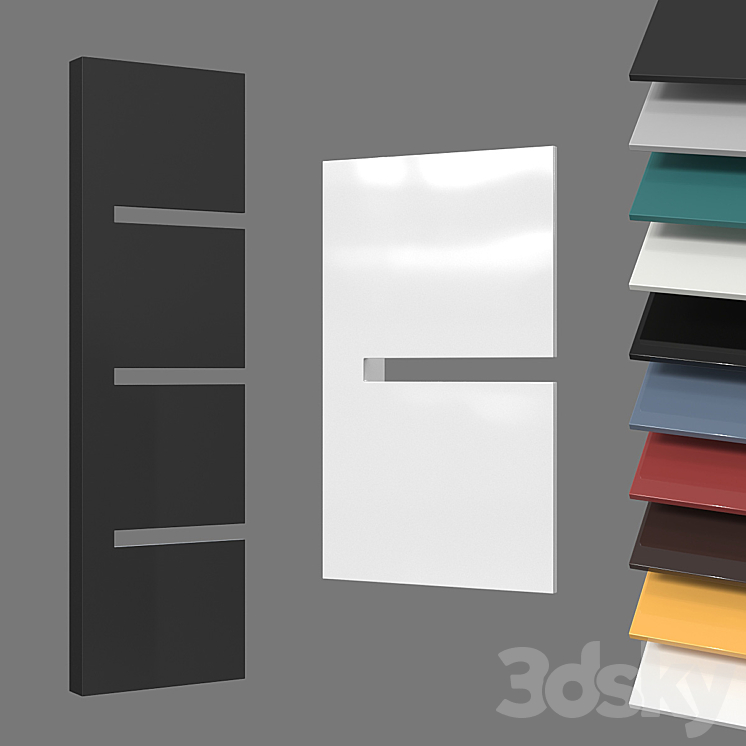 Heated towel rail Irsap Sequenze. (2 sizes 10 materials) 3D Model