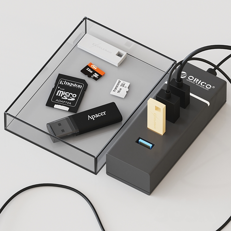 Office Supplies Set 2 3D Model