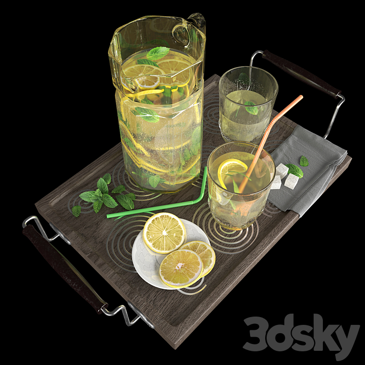 Lemonade 3D Model