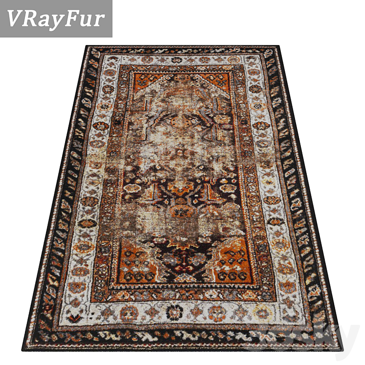 Carpets Set 979 3D Model
