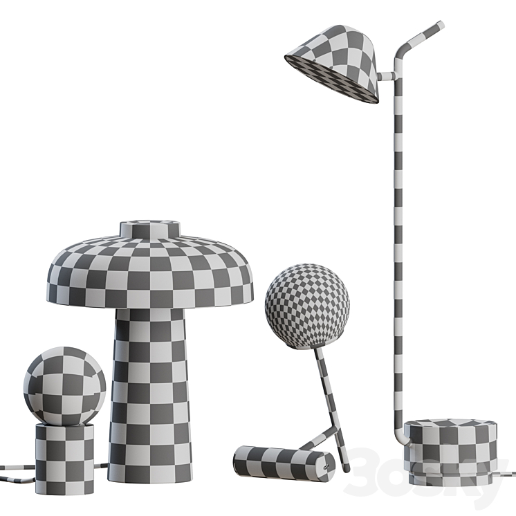MENU Table Lamps 3D Model