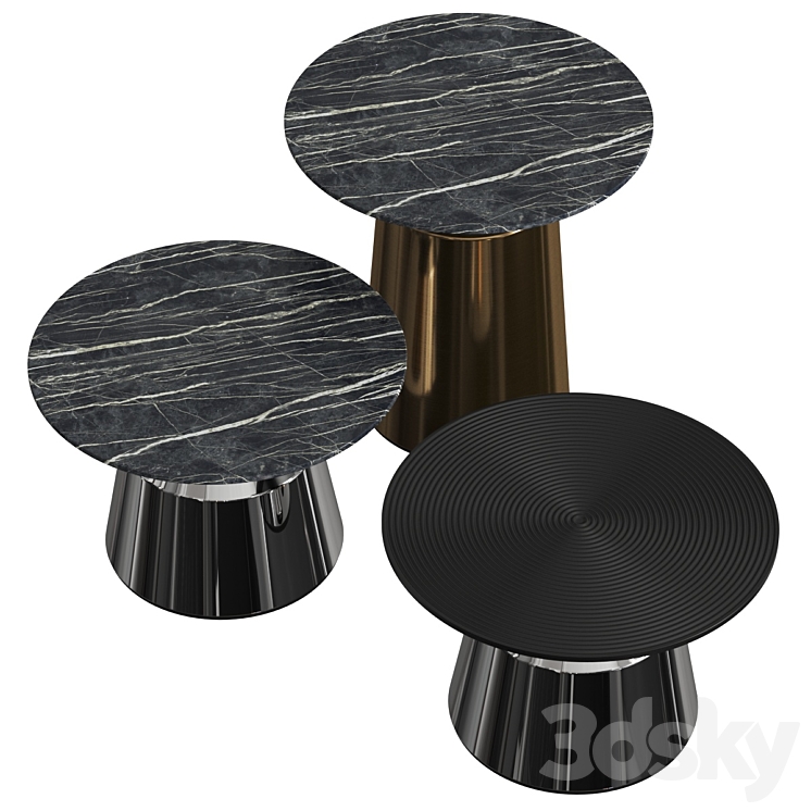 IvaDecorStudio Vertigo Coffee Tables 3D Model