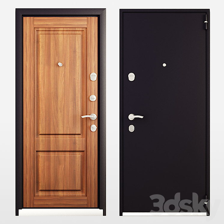 Entrance Door Snegir 55 Mp from Torex 3D Model