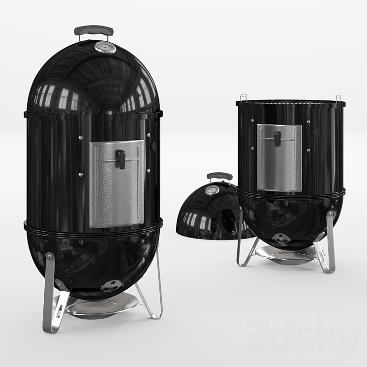 3DS MAX er Smokey Mountain Cooker 3DS Max