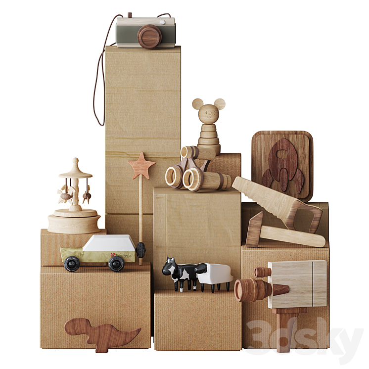 Toy set 001 3D Model